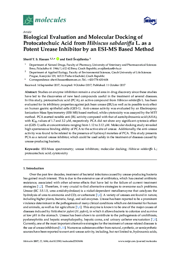 (PDF) Biological evaluation and molecular docking of some chromenyl ...