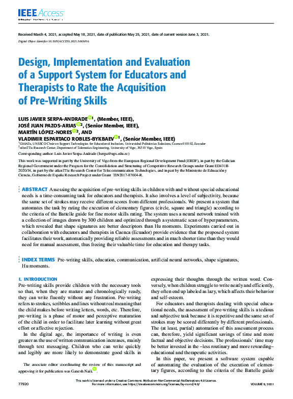 (PDF) Design, Implementation and Evaluation of a Support System for ...
