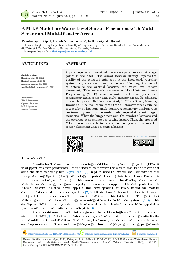 Milp Model : A hierarchical genetic algorithm and mixed-integer linear ...