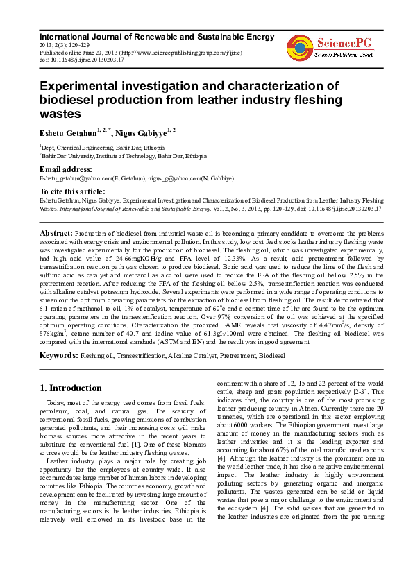 (PDF) Experimental investigation and characterization of the departure ...