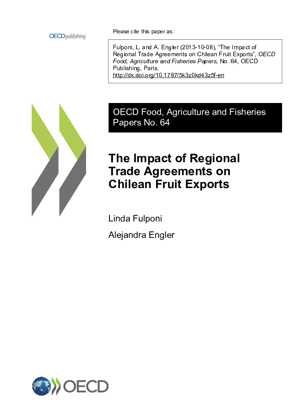 (PDF) The Impact of Regional Trade Agreements on Chilean Fruit Exports