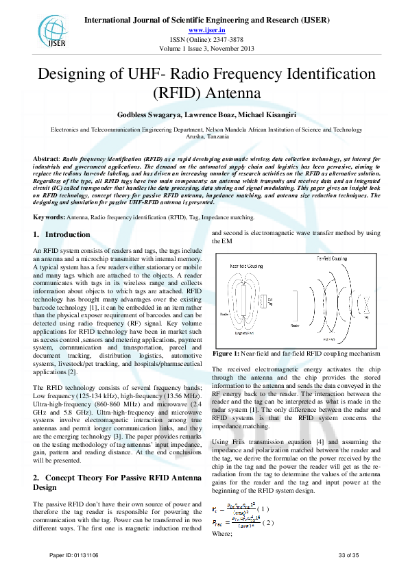 (PDF) International Journal of Scientific Engineering and Research ...