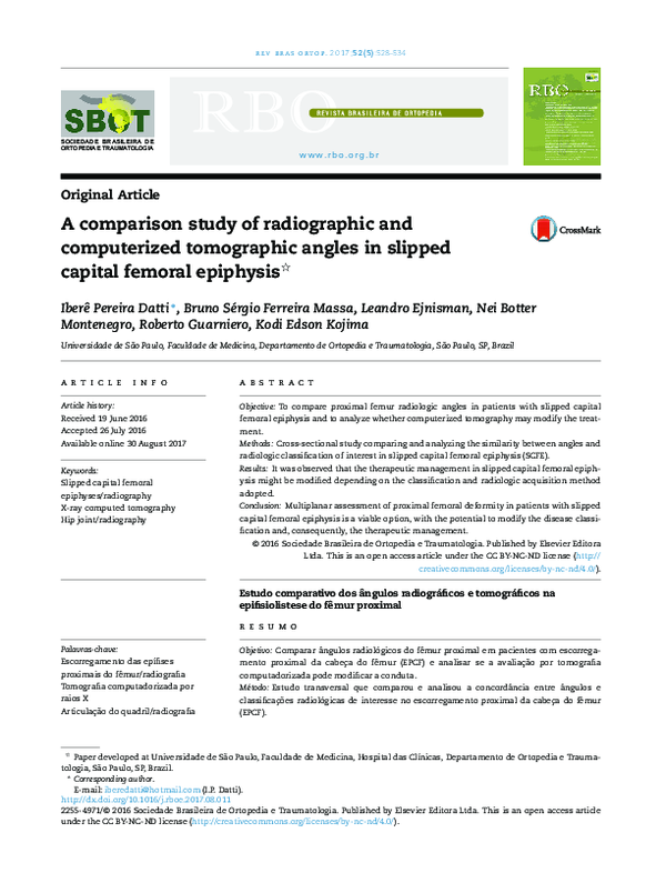 (PDF) A comparison study of radiographic and computerized tomographic ...