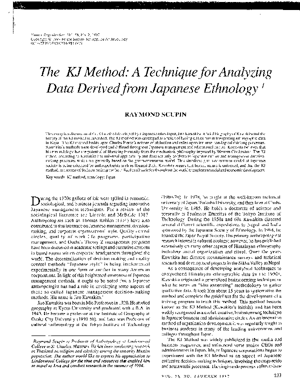 Ethnographic studies journal image