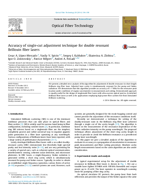 (PDF) Accuracy of single-cut adjustment technique for double resonant ...