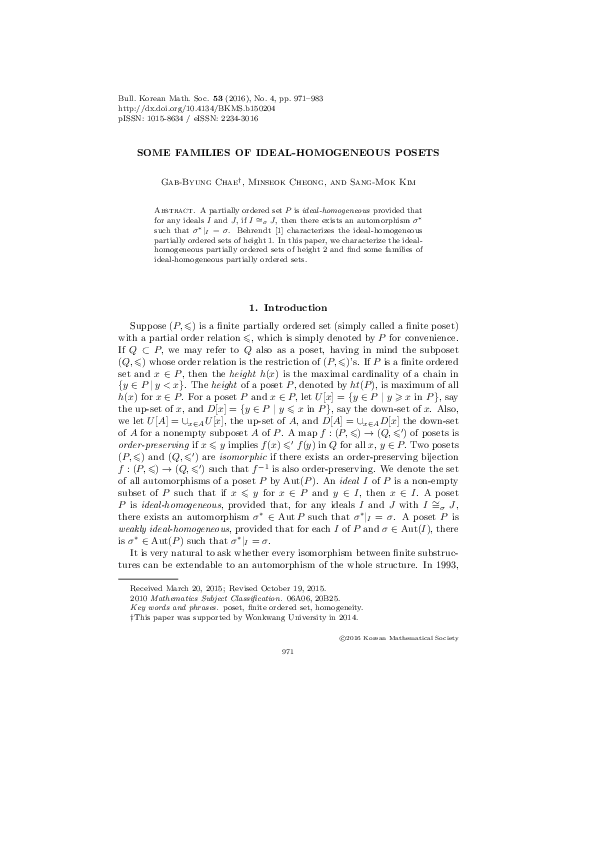 Some Families of Ideal-Homogeneous Posets