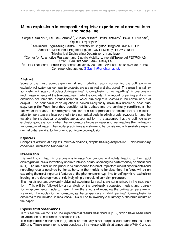 (PDF) Micro-explosions in composite droplets: experimental observations ...
