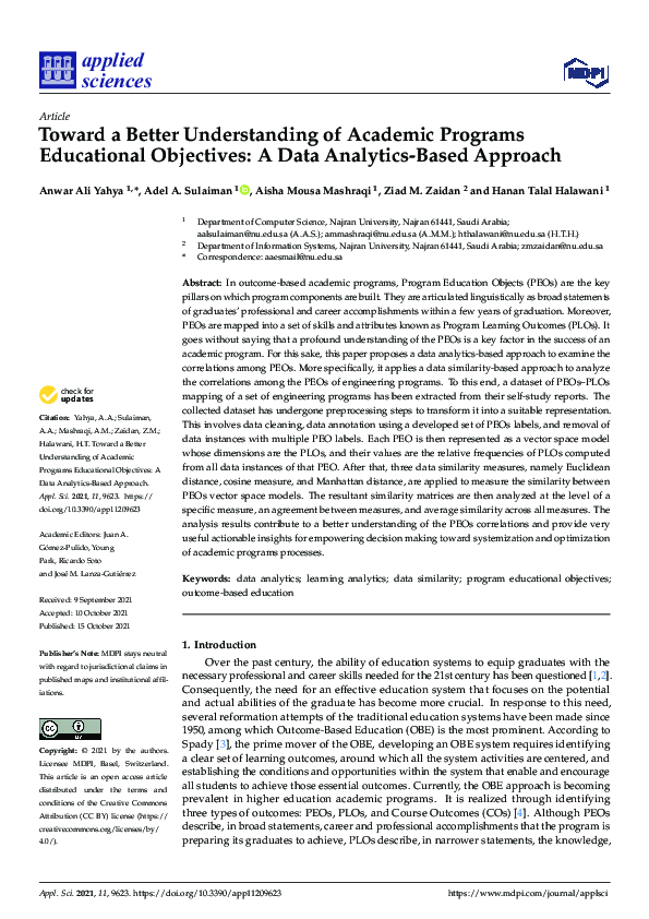 (PDF) Toward a Better Understanding of Academic Programs Educational ...
