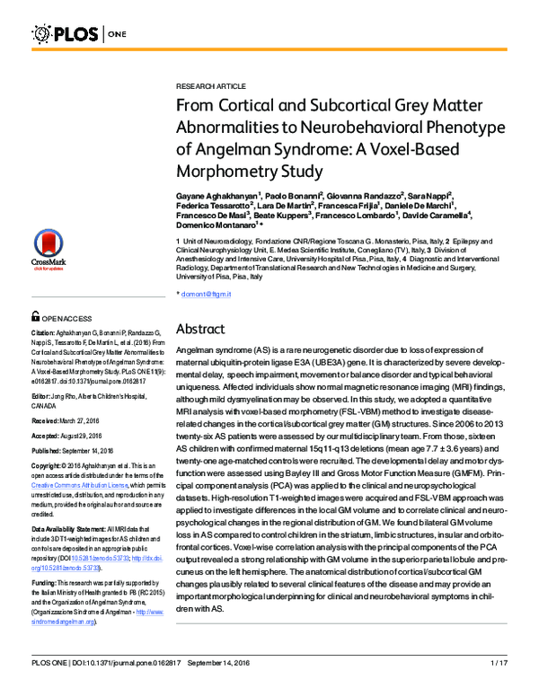 (PDF) From Cortical and Subcortical Grey Matter Abnormalities to ...