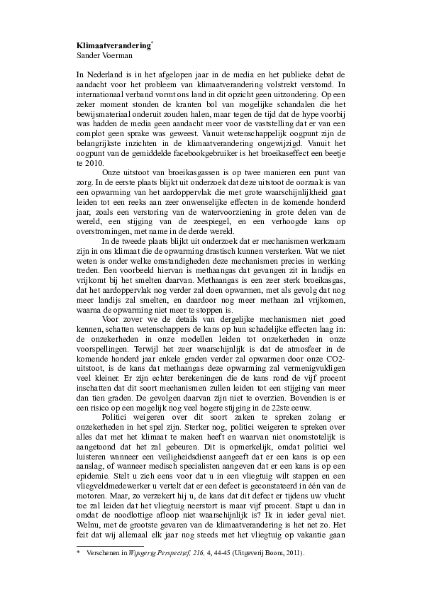 Essay klimaatverandering image