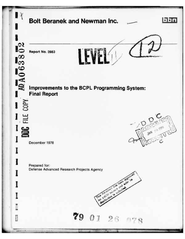 (PDF) Improvements to the BCPL Programming System
