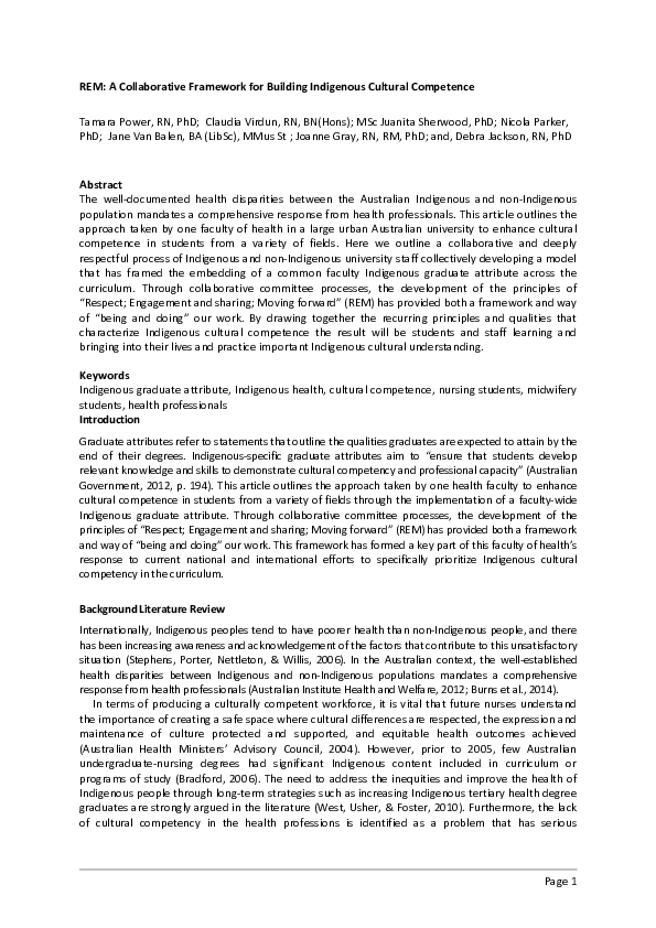 (PDF) REM: A Collaborative Framework for Building Indigenous Cultural ...