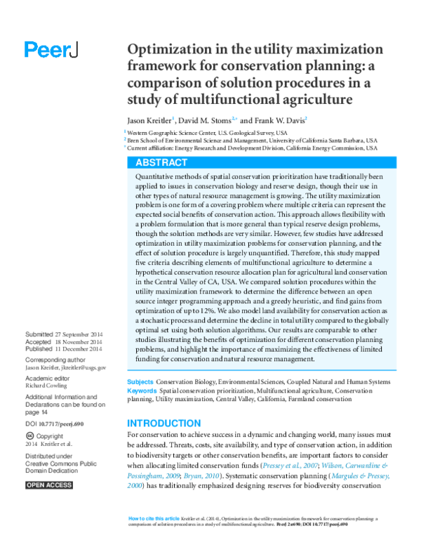 (PDF) Optimization in the utility maximization framework for ...