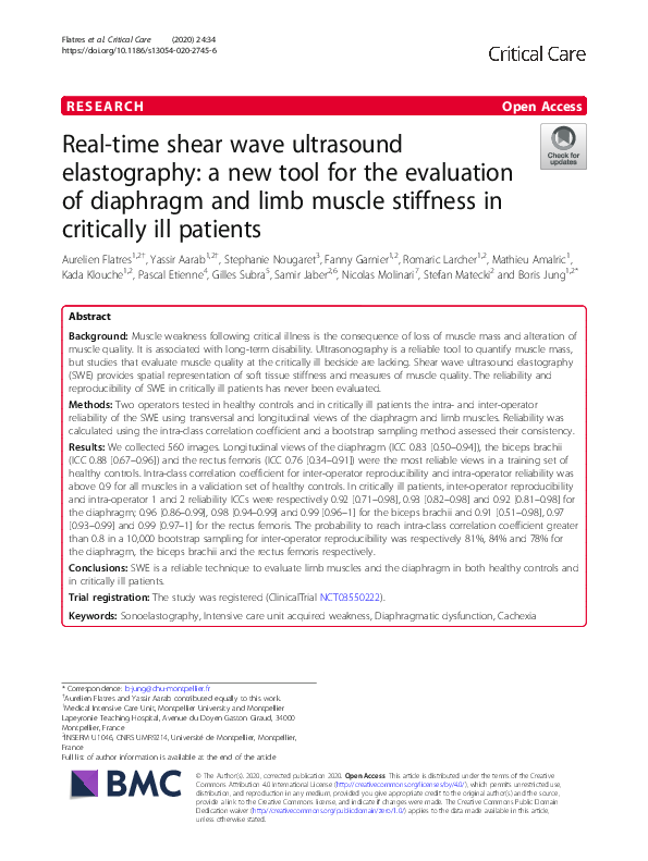 (PDF) Real-time shear wave ultrasound elastography: a new tool for the ...