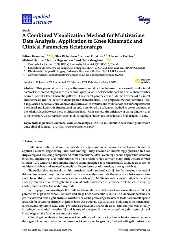 (PDF) A Combined Visualization Method for Multivariate Data Analysis ...