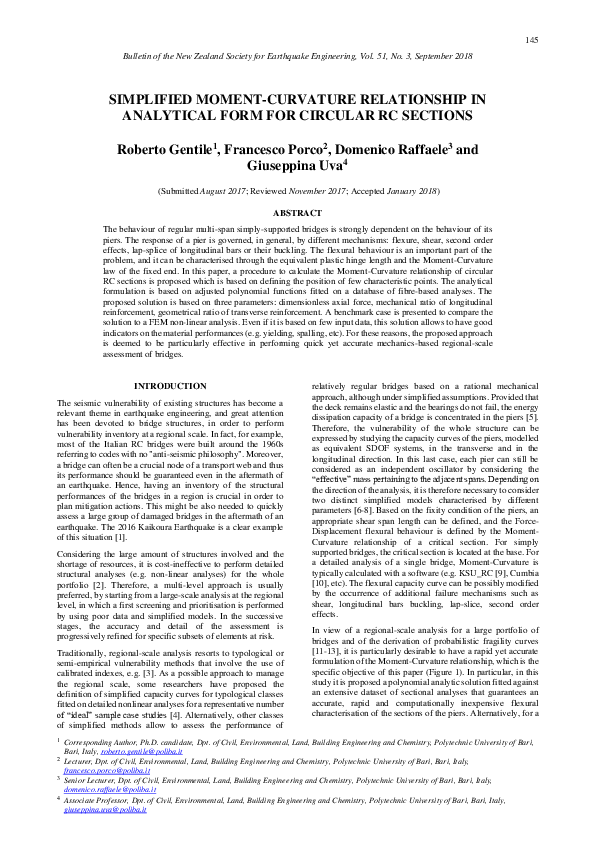 (PDF) Simplified moment-curvature relationship in analytical form for ...
