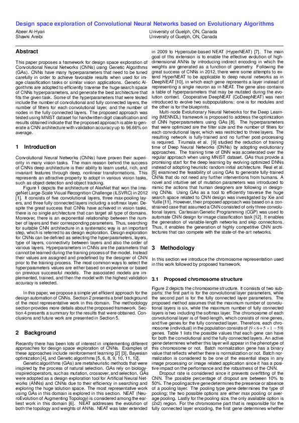 (PDF) Design space exploration of Convolutional Neural Networks based ...