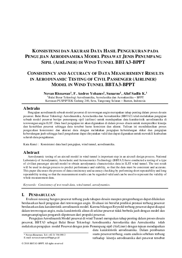 (PDF) Konsistensi dan Akurasi Data Hasil Pengukuran pada Pengujian ...