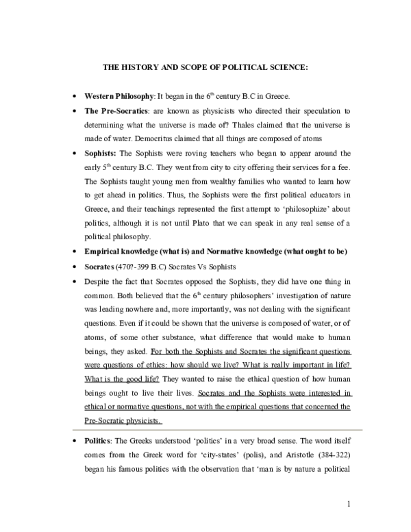 (DOC) Political Science Soft copy
