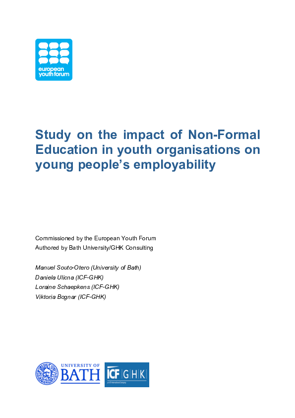 (PDF) Study on the impact of Non-Formal Education in youth