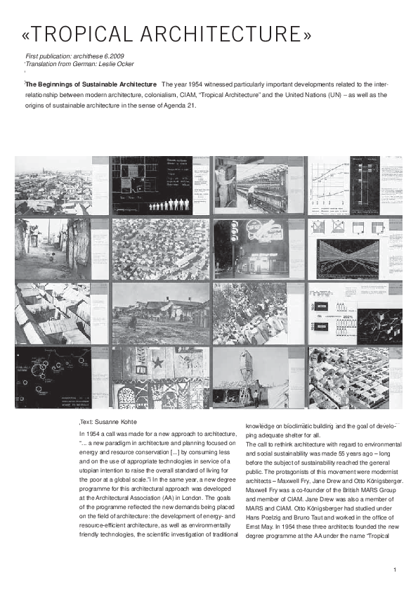 Materials for tropical architecture picture