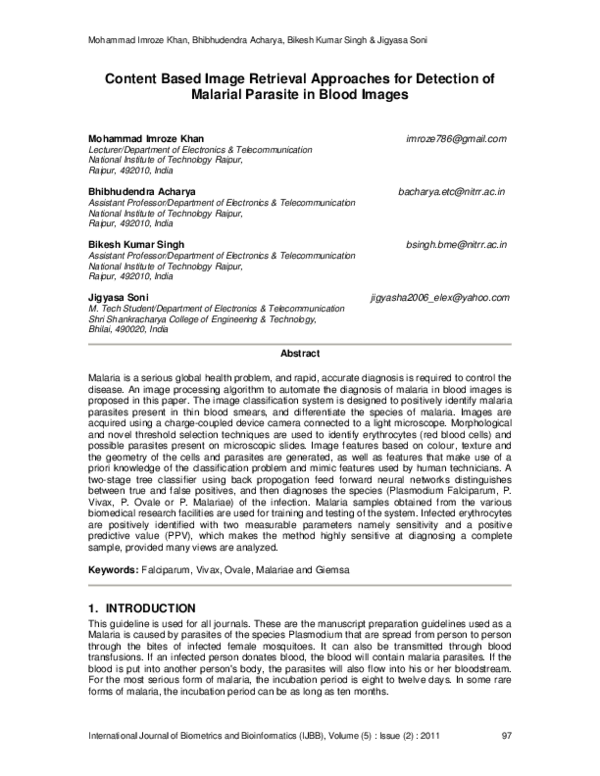 (PDF) Content Based Image Retrieval Approaches for Detection of ...