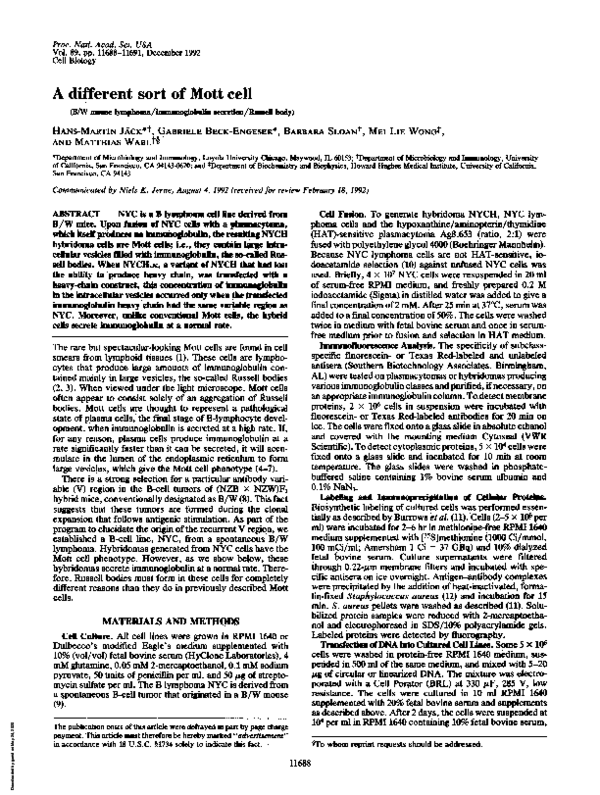 (PDF) A different sort of Mott cell