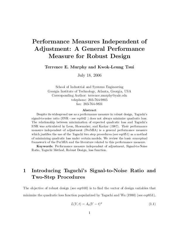 (PDF) Statistical Methods for Quality and Productivity Improvement