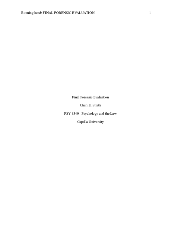 (PDF) Final Forensic Evaluation