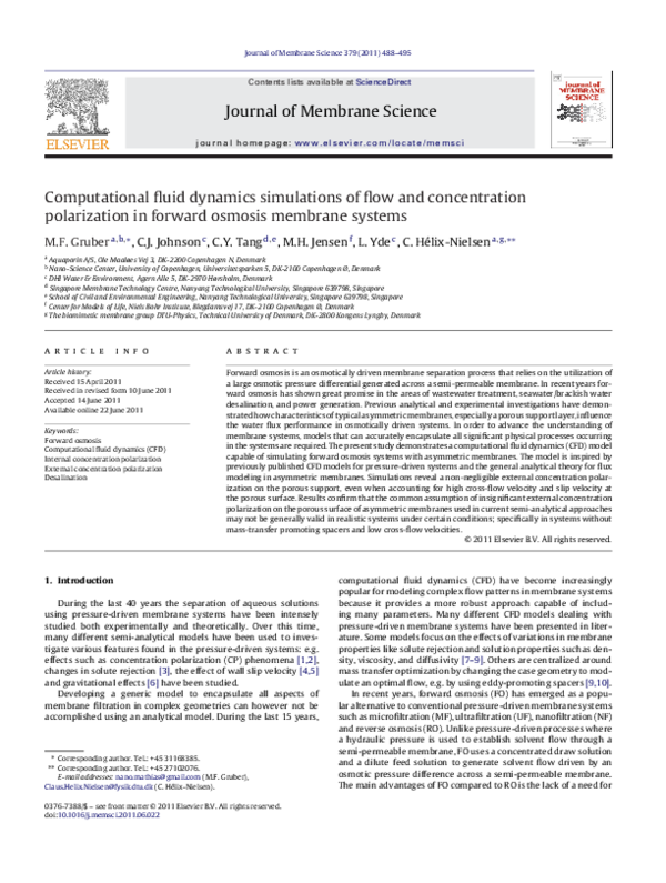(PDF) Computational fluid dynamics simulations of flow and ...
