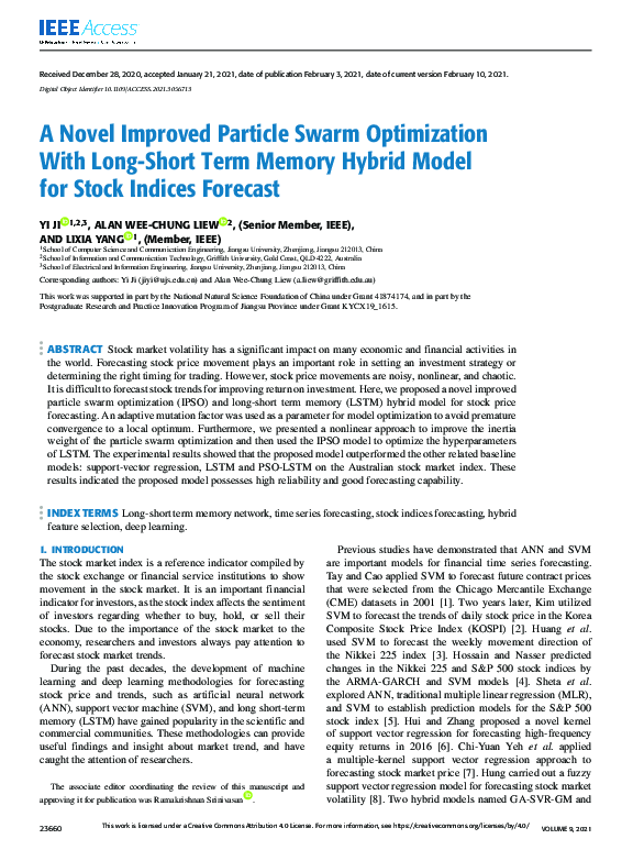(PDF) A Novel Improved Particle Swarm Optimization With Long-Short Term ...