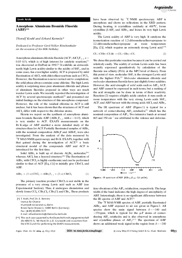 (PDF) Amorphous Aluminum Bromide Fluoride (ABF)