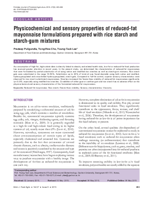 (PDF) Physicochemical and sensory properties of reducedfat mortadella