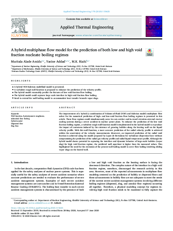 (PDF) A hybrid multiphase flow model for the prediction of both low and ...