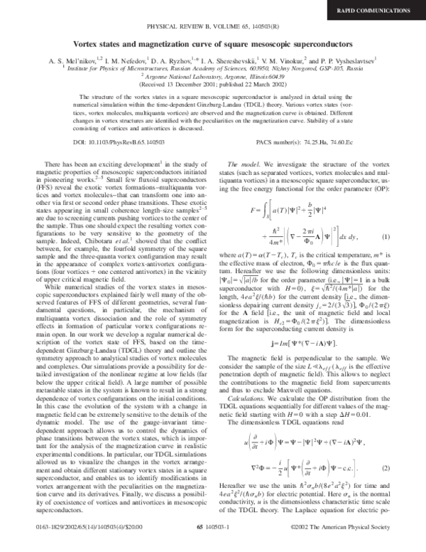 (PDF) Vortex states and magnetization curve of square mesoscopic ...