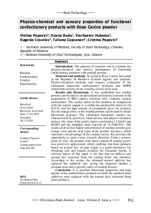 (PDF) Physico-chemical and sensory properties of functional ...