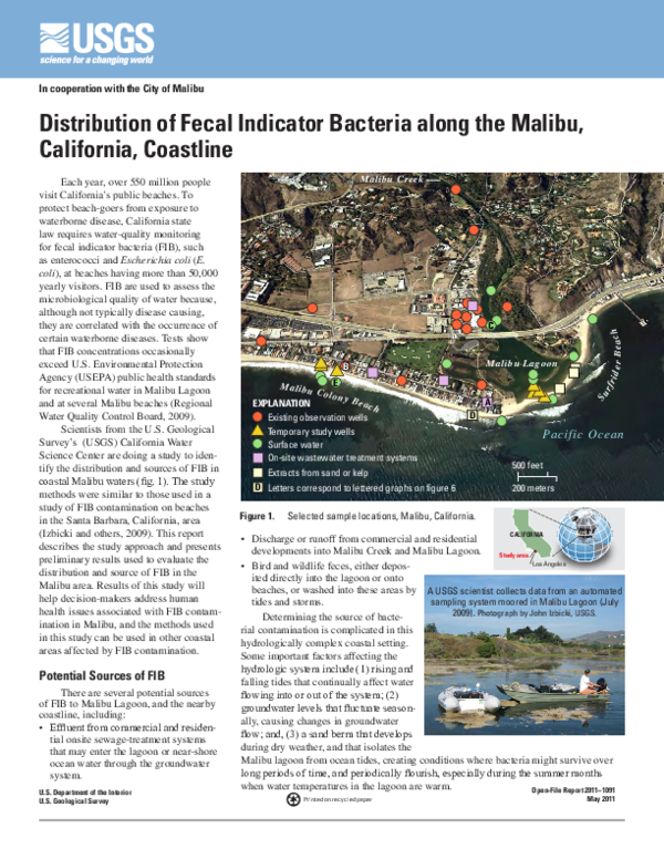 (PDF) Distribution of Fecal Indicator Bacteria along the Malibu ...