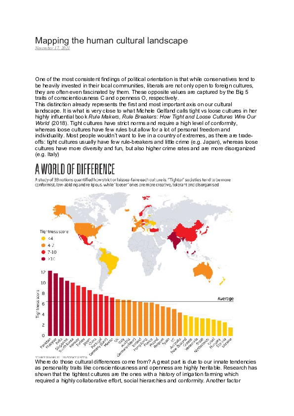 (DOC) Mapping the human cultural landscape