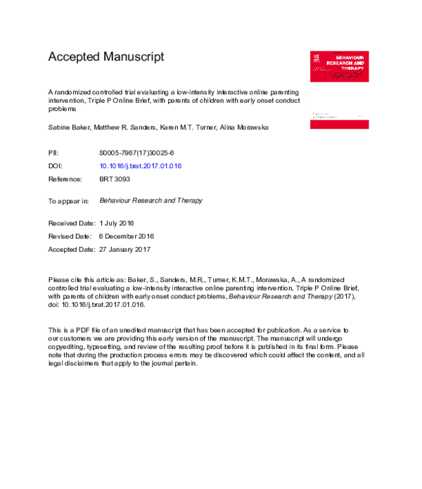 (PDF) A randomized controlled trial evaluating a low-intensity ...
