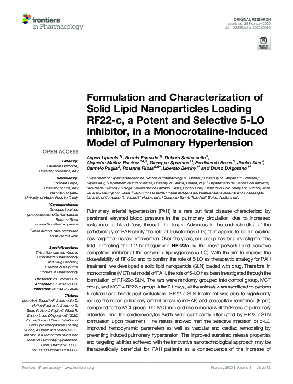 (PDF) Formulation and Characterization of Solid Lipid Nanoparticles ...