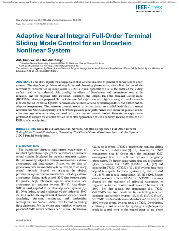 (PDF) Adaptive Neural Integral Full-Order Terminal Sliding Mode Control ...