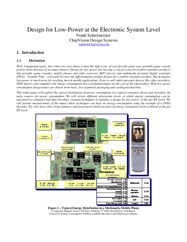 (PDF) Design for LowPower at the Electronic System Level Frank Schirrmeister Academia.edu