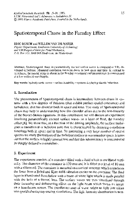 Spatiotemporal chaos in the Faraday effect