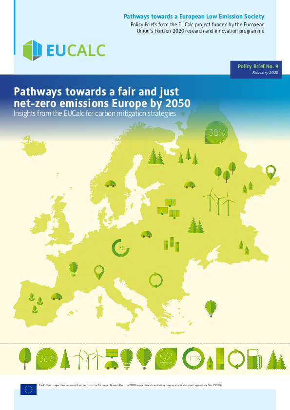 (PDF) Pathways towards a fair and just net-zero emissions Europe by ...