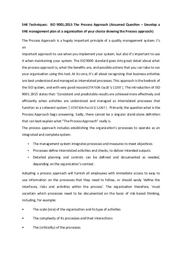 (DOC) Process Approach