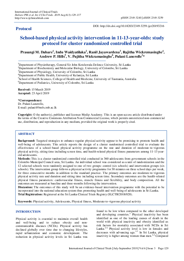 (PDF) School-based physical activity intervention in 11-13-year-olds ...