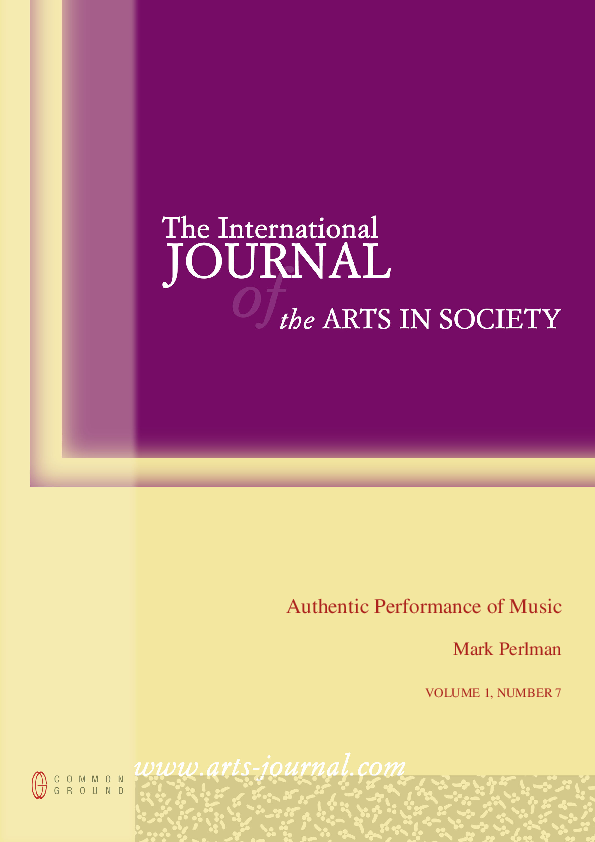(PDF) Authentic Performance of Music: From Bach and Handel to Elvis ...