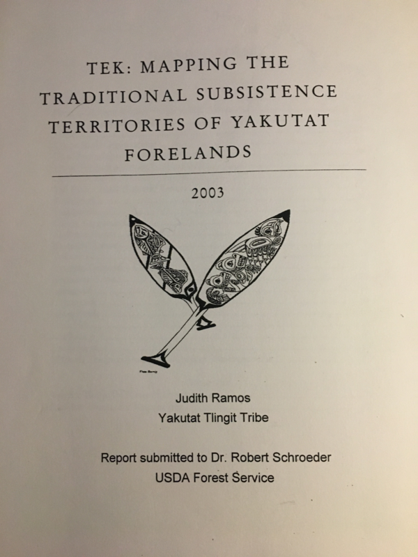 (PDF) TEK Mapping The Traditional Subsistence Territories of Yakutat