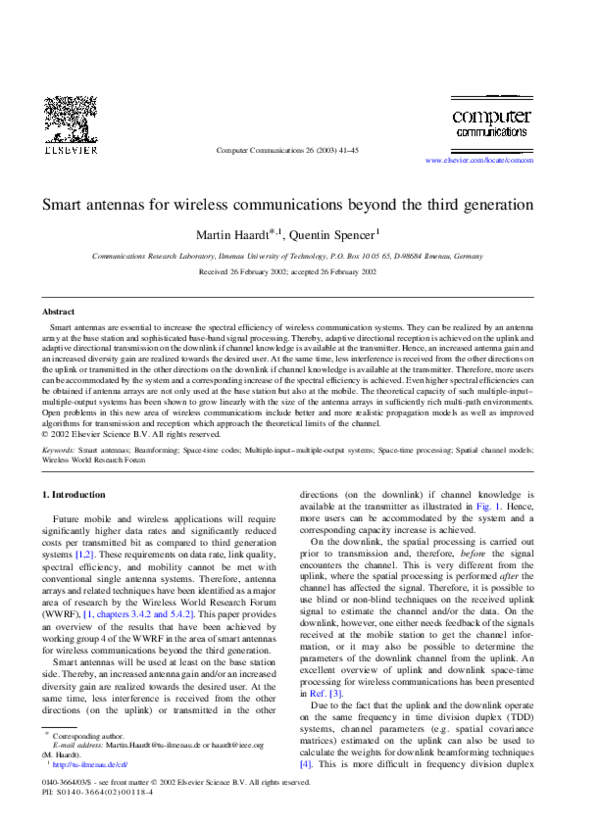 洋書 Smart Antennas Wireless Communications Smart antennas for wireless communications : with MATLAB