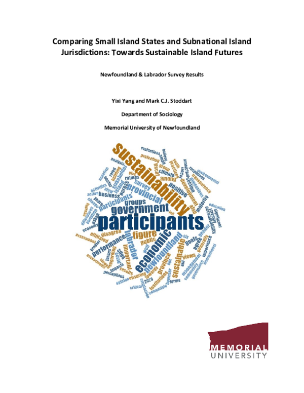 (PDF) Comparing Small Island States and Subnational Island